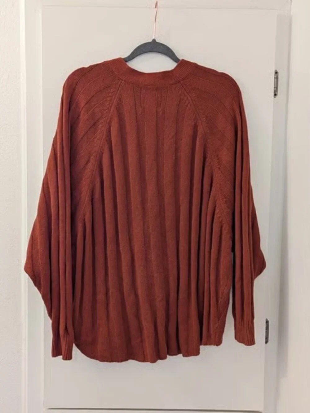 Urban Outfitters Rust Orange Button-Up Cardigan Sweater M